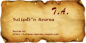 Tulipán Azurea névjegykártya